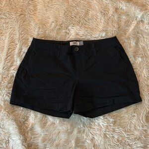 Old Navy Black Chino 3” Inseam Everyday Shorts